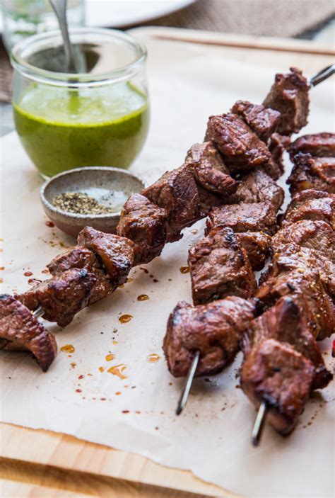 Steak Skewers With Chimichurri By Jelly Toast SundaySupper 8 Of 25