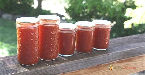 Canning Tomato Juice in a Water Bath - SimplyCanning