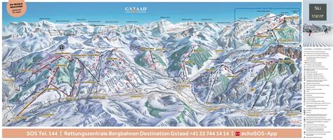 Gstaad Piste Maps and Ski Maps