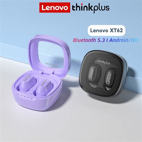 Jual Original Lenovo Thinkplus Xt62 Bluetooth 5 3 Earphone Bluetooth Wireless Earbud Low Latency