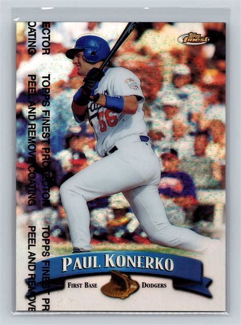 Topps Finest Refractor Paul Konerko For Sale Online Ebay