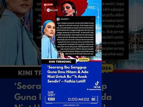 Berita Terkiniseorang Ibu Sanggup Guna Ilmu Hitam Ada Niat Untuk