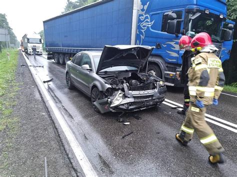 Wypadek Na Dk W Sulejowie Na Koneckiej Zderzy Y Si Cztery Samochody