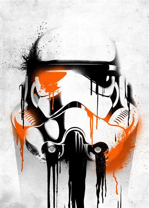 Graffiti Poster Picture Metal Print Paint By Star Wars Displate