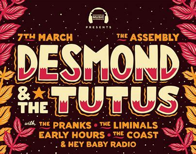 Check Out This Behance Project Desmond The Tutus Poster Https