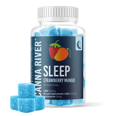 Canna River Cbd Gummy Sleep 400mg 20 Gummies Leafly