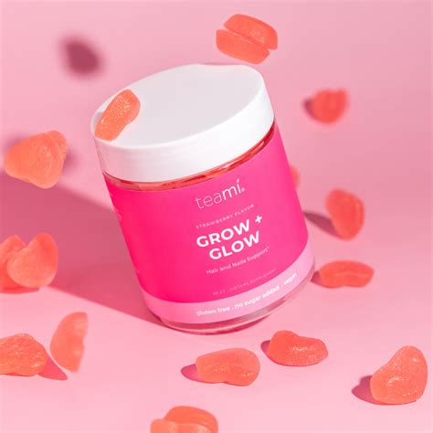 Grow Glow Hair And Nails Support Gummy Vitamin