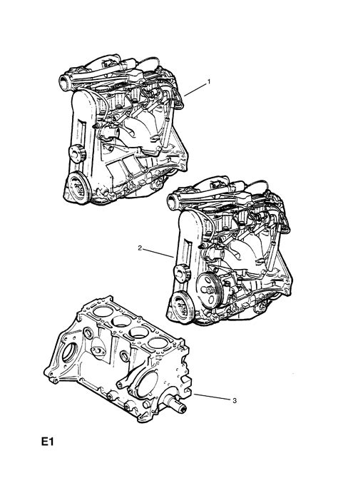 Opel Frontera A Engine Assembly Epc Online Webautocats