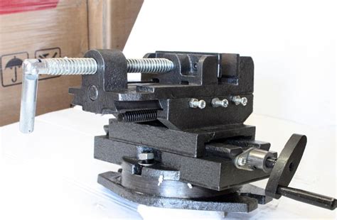 4" Swivel Cross Slide Vise Drill Press Vise Bench X Y Clamp Milling HD ...