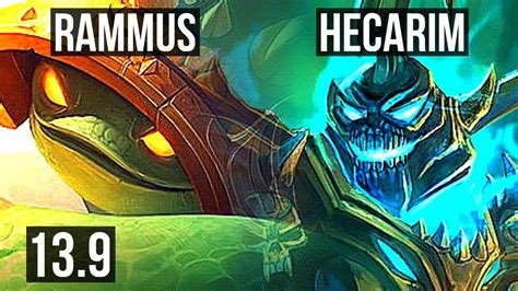 Rammus Vs Hecarim Jng Rank Rammus Winrate Godlike