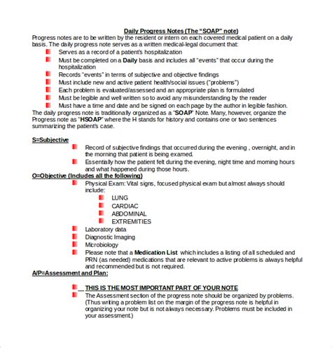 Free 9 Sample Daily Note Templates In Pdf Ms Word