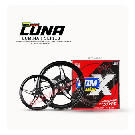 BOM RANGIST BOMX LUNA MAGS CNC CLICK 125 150 X14 5 Spokes Shopee