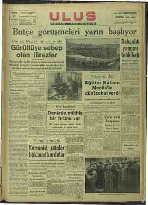 Ulus Gazetesi Arşivi 22 Aralık 1947 19 Şubat 1948 Gaste Arşivi