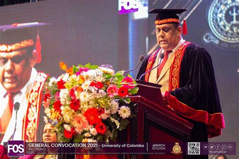 General Convocation 2021 University Of Colombo Sri Lanka