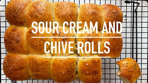 Baking Sour Cream Chive Rolls By Claire Saffitz YouTube