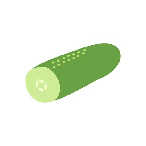 Premium Vector Cucumber Vegetable Vector Icon