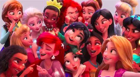 Ralph Breaks The Internet Tweaks The Disney Princess Scene After Whitewashing Criticisms