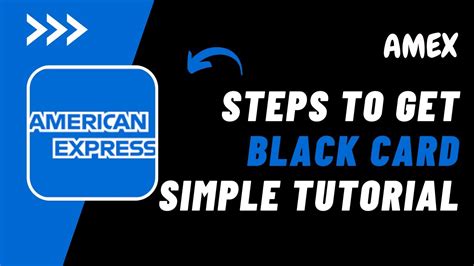 How To Get Amex Black Card Get Black Amex Card Online 2023 Amex