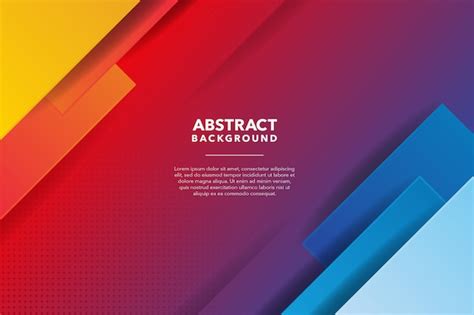 Premium Vector Modern Colorful Abstract Background