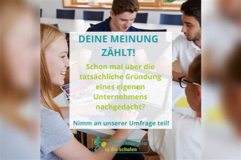 Eure Meinung ist gefragt Gründen ja nein vielleicht JUGEND GRÜNDET