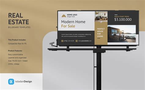 Real Estate Billboard Psd Templates Vol