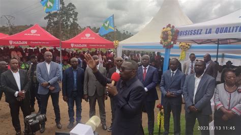 RDC Le Ministre Julien PALUKU lance à la Zone économique spéciale de