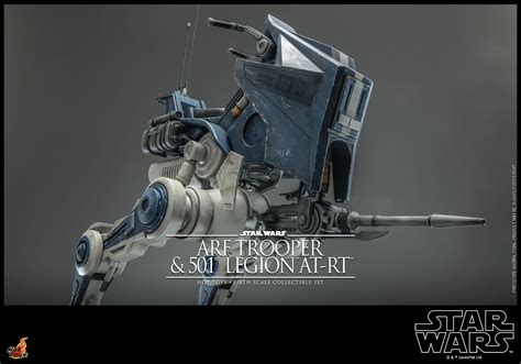 Hot Toys Unveils Star Wars The Clone Wars ARF Trooper And AT RT Set