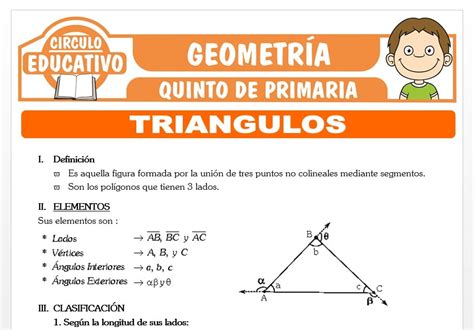 Ejercicios De Triángulos Para Quinto De Primaria Fichas Gratis