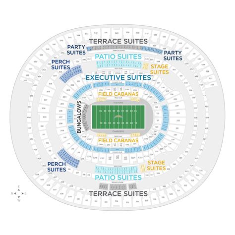 Google Cloud Suite 2SW-7 for Los Angeles Chargers vs. Denver Broncos ...