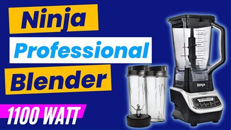 Ninja Professional Blender 1100 Watts Blend Anything In Seconds With This Powerful Blender