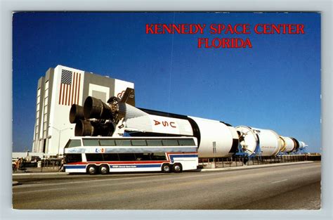 Kennedy Space Center Fl Florida Nasa The Saturn V Rocket Chrome