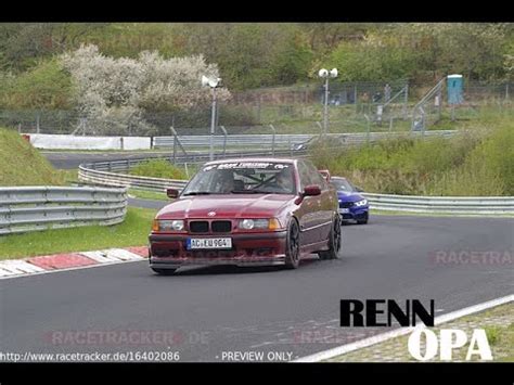 BMW E36 325i 328i Warmup Lap Nordschleife Nürburgring Close Call at