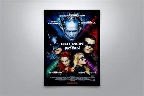 Batman Autographed Poster Collection Poster Memorabilia