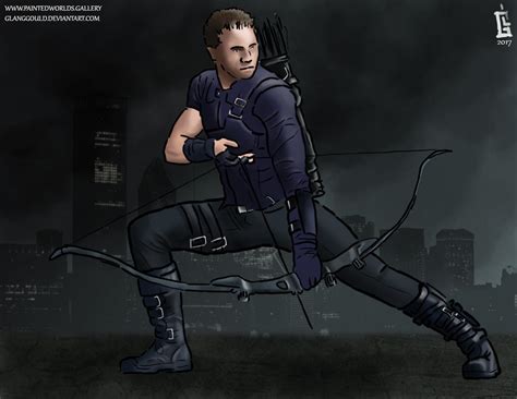 Speedpaint 013 Hawkeye Marvel 11032017 By Glanggould On Deviantart
