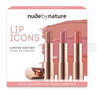 Nude By Nature Lip Icons Moisture Shine Lipstick Trio Black Box Product Reviews