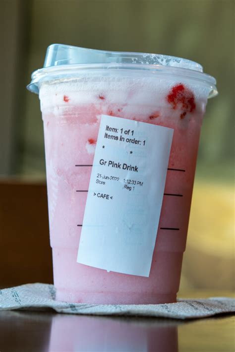 Starbucks Pink Drink Caffeine