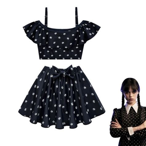 Wednesday Addams Swimsuit Etsy Australia