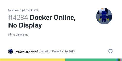 Docker Online No Display Issue Louislam Uptime Kuma Github