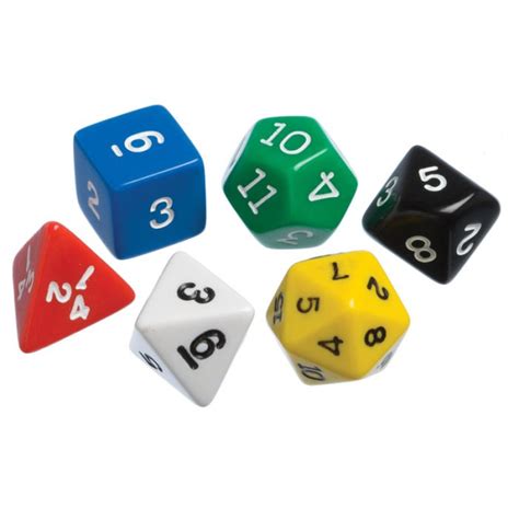 Polyhedra Dice Set Of 6