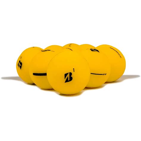 Bridgestone E12 Contact Yellow Logo Overrun Golf Balls