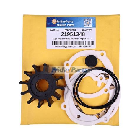 Sea Water Pump Impeller Repair Kit 21951348 For Volvo Penta Engine 3