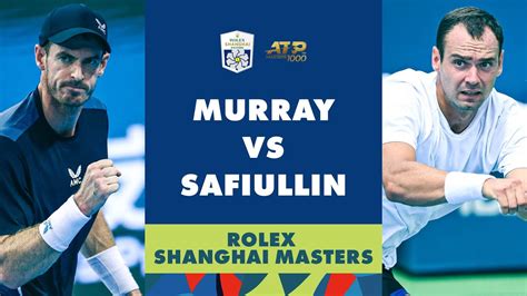 Andy Murray Vs Roman Safiullin Highlights Rolex Shanghai Masters