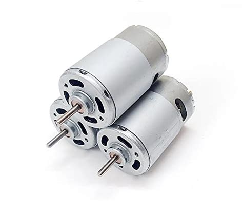 ERH India Pack Of 3 12v 555 DC Motor 12000rpm High Speed For DIY