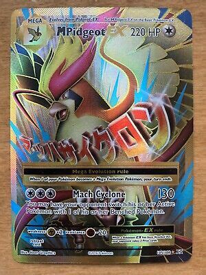 Evolutions Pokemon Mega Pidgeot Ex Full Art Ultra Rare