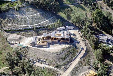 Kylie Jenner S M Hidden Hills Mega Mansion Continues To Take Shape