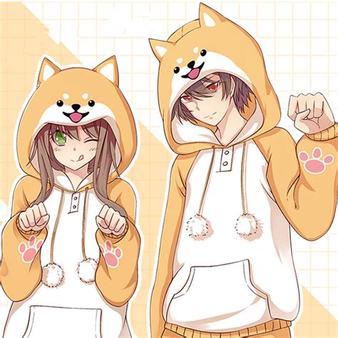 Hoodie Anime Couple Matching Pfp