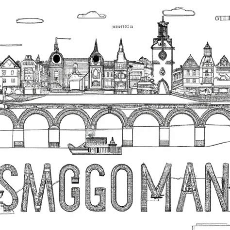 A Magnificência De Estocolmo Desenhos Para Imprimir E Pintar