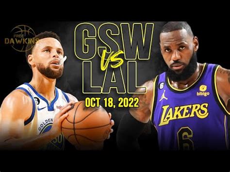 Highlights Lakers Vs Warriors VIDEO Resumen Con Stephen Curry Vs LeBron