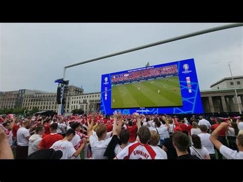 Mecz Polska Austria Na Euro 2024 Strefa Kibica W Berlinie YouTube