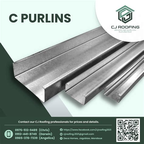 🛠️ Feature of the Week: C PURLINS! 🛠️ Matibay, cost-effective, at